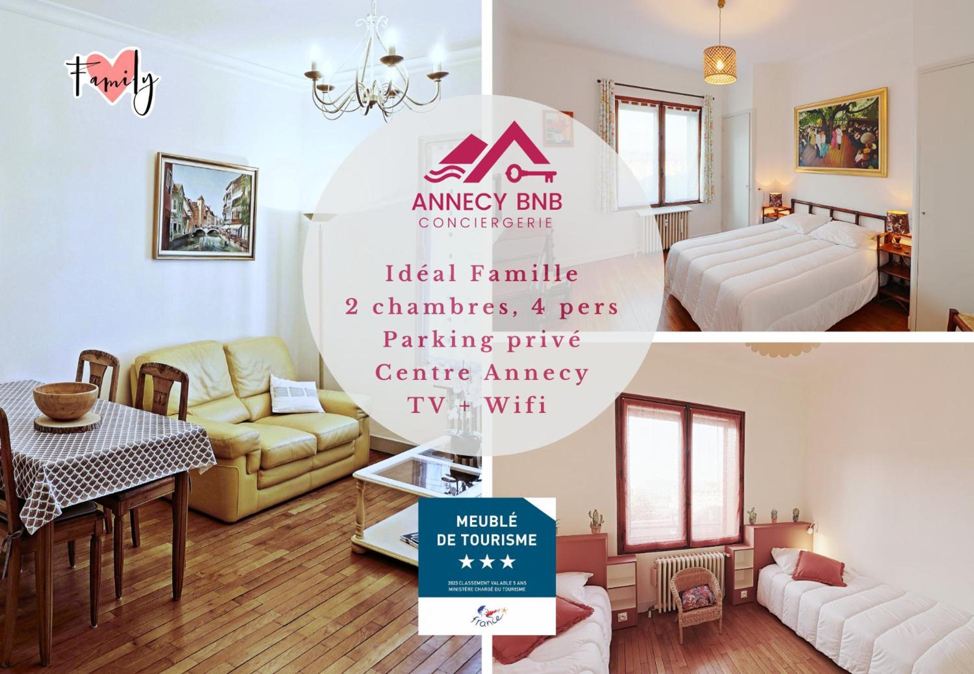 אנסי Le Family Lodge 2 Chambres 4 Personnes Classe 3 Etoiles מראה חיצוני תמונה
